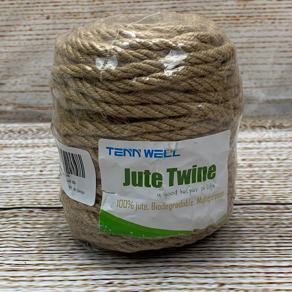 Tenn Well Jute Twine 5mm 30M Natural Biodegradable Multipurpose‎ Crafting